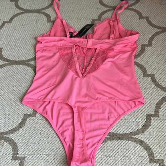 INC Micro Lace Bodysuit Created For Macy's - Picture 2 of 12